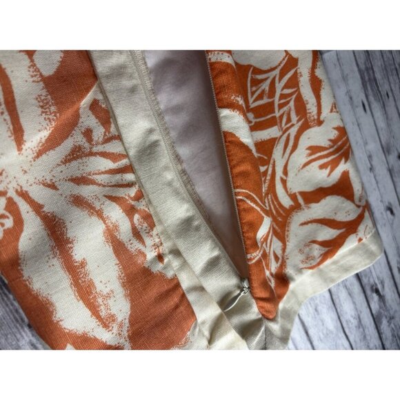 Pottery Barn Palampore Pillow Cover Floral Cotton Linen 20x20 Tree Flower - Picture 4 of 8